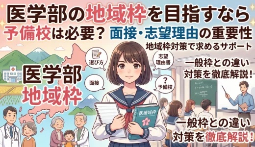医学部の地域枠を目指すなら予備校は必要？一般枠との違いと対策を解説