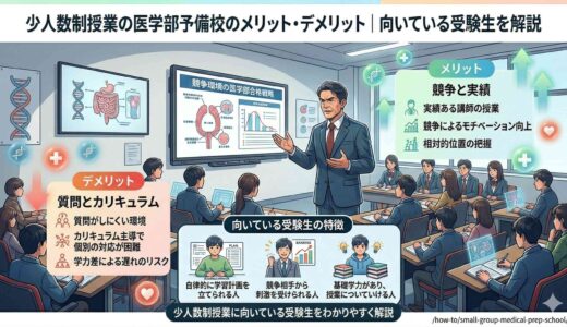 少人数制の医学部予備校のメリット・デメリット｜向いている受験生を解説
