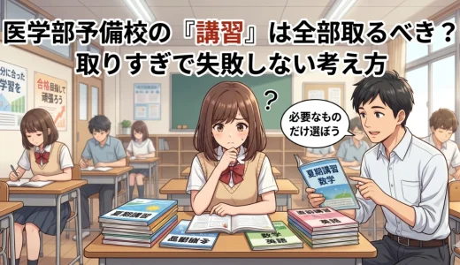 医学部予備校の講習は全部取るべき？取りすぎで失敗しない考え方を解説