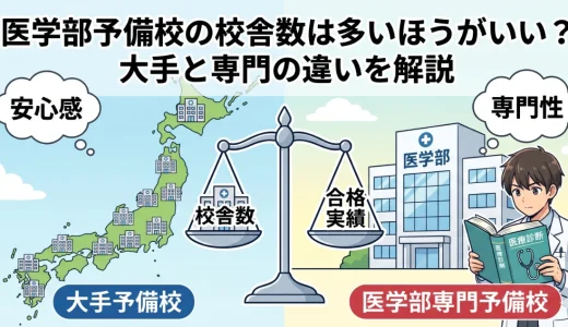 医学部予備校の校舎数は多いほうがいい？大手と専門の違いを解説