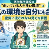 医学部予備校の「向いている人が多い環境」は自分にも合う?空気に流されない見方を解説