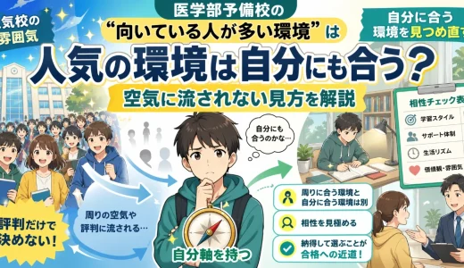 医学部予備校の「向いている人が多い環境」は自分にも合う？空気に流されない見方を解説