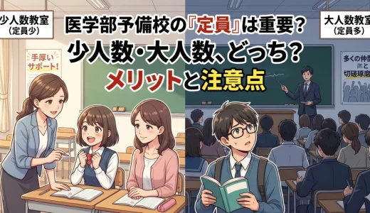 医学部予備校の定員は重要？少人数募集のメリットと注意点を解説