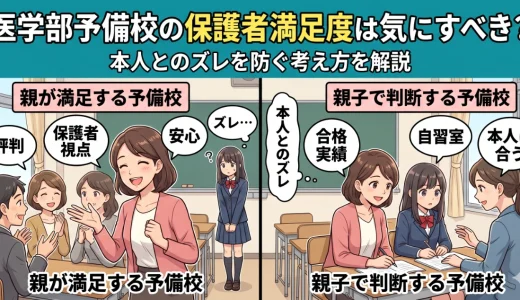 医学部予備校の保護者満足度は気にすべき？本人とのズレを防ぐ考え方を解説