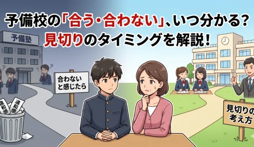 医学部予備校の「合う・合わない」はどれくらいで分かる？見切りの考え方を解説