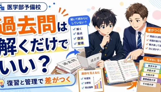 医学部予備校の「過去問管理」は必要？解くだけで終わらせない使い方を解説