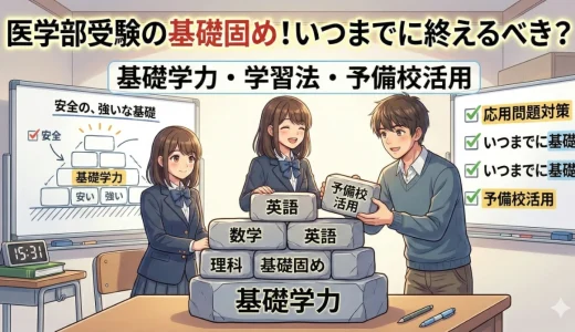 医学部受験の基礎固めはいつまでに終えるべき?予備校の活用法も解説