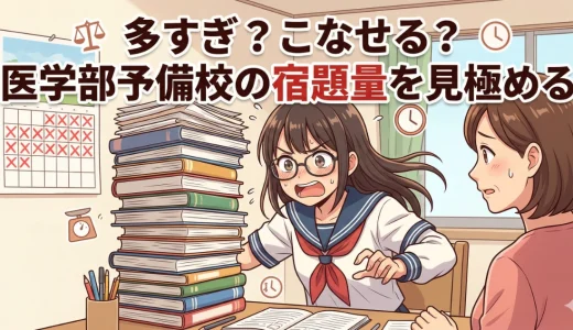 医学部予備校の宿題量は多い？こなせる量か見極めるポイントを解説