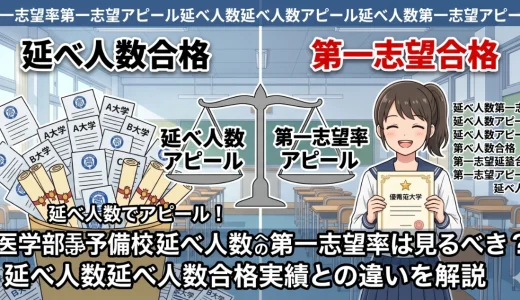 医学部予備校の第一志望率は見るべき？合格実績との違いを解説