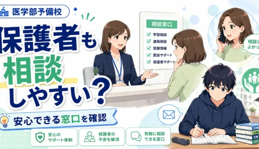医学部予備校の「相談しやすい保護者窓口」は必要？家庭が安心しやすい条件を解説