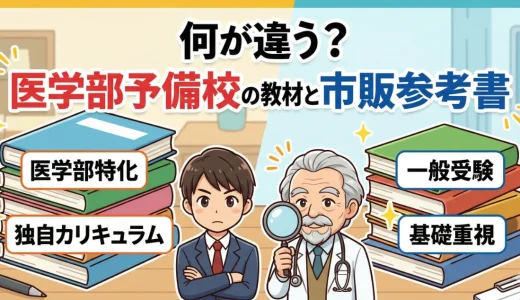 医学部予備校の教材は何を見るべき？市販教材との違いもわかりやすく解説