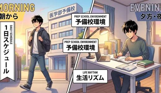医学部予備校は朝から通うべき？浪人生の1日の過ごし方と環境選びを解説