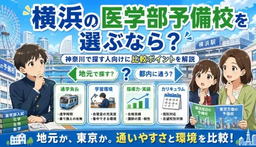 横浜の医学部予備校を選ぶなら？神奈川で探す人向けに比較ポイントを解説