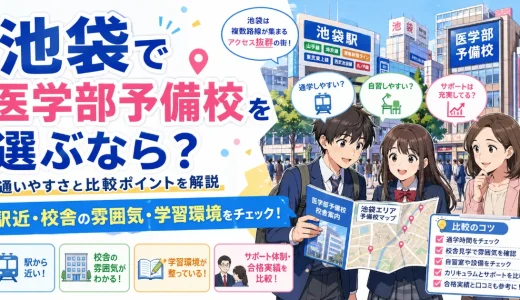 池袋の医学部予備校を選ぶなら？通いやすさと比較ポイントを解説