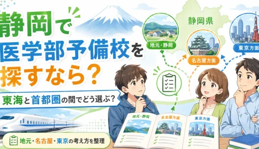 静岡の医学部予備校を探すなら？東海と首都圏の間でどう選ぶかを解説