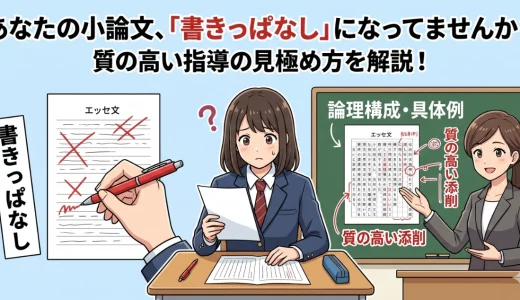 医学部予備校の小論文添削はどこを見る？書きっぱなしで終わらない指導を解説