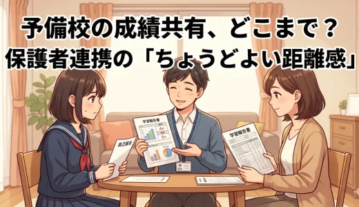 医学部予備校は家族にどこまで成績共有される？保護者連携の見方を解説