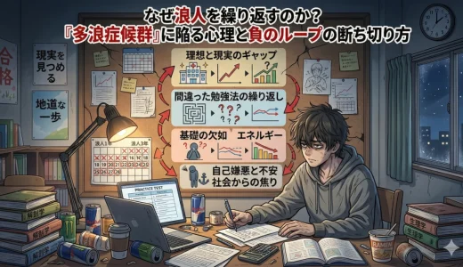 なぜ浪人を繰り返すのか？「多浪症候群」に陥る心理と負のループの断ち切り方