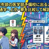 地方から都市部の医学部予備校に出るメリットは？通学・上京・寮を比較して解説
