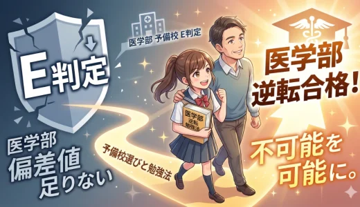 E判定から医学部逆転合格は可能？ 予備校選びと勉強法の考え方を解説