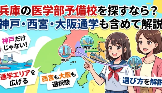兵庫の医学部予備校を探すなら？神戸・西宮・大阪通学も含めて解説