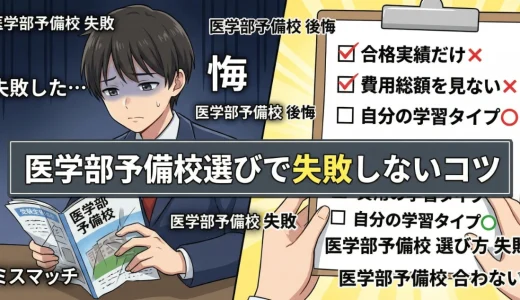 医学部予備校で失敗した人に多い共通点とは？入学後に後悔しない選び方を解説