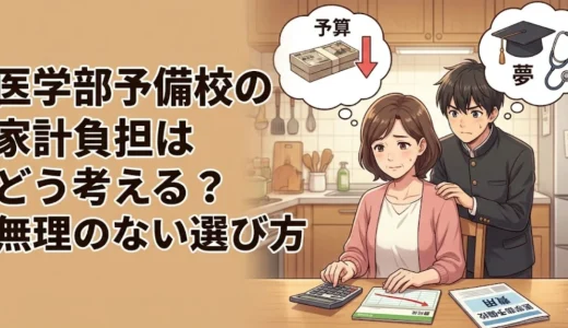 医学部予備校の家計負担はどう考える？無理のない選び方を解説