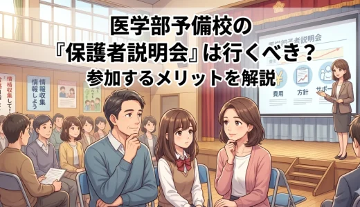 医学部予備校の保護者向け説明会は行くべき？参加するメリットを解説
