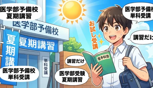 医学部予備校は夏期講習だけでも効果ある？単科受講の向き不向きを解説