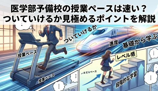医学部予備校の授業ペースは速い？ついていけるか見極めるポイントを解説