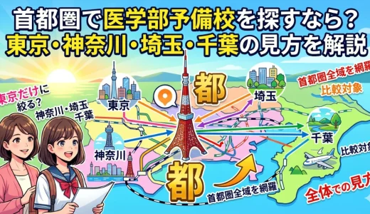 首都圏で医学部予備校を探すなら？東京・神奈川・埼玉・千葉の見方を解説