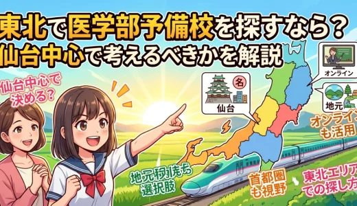 東北で医学部予備校を探すなら？仙台中心で考えるべきかを解説