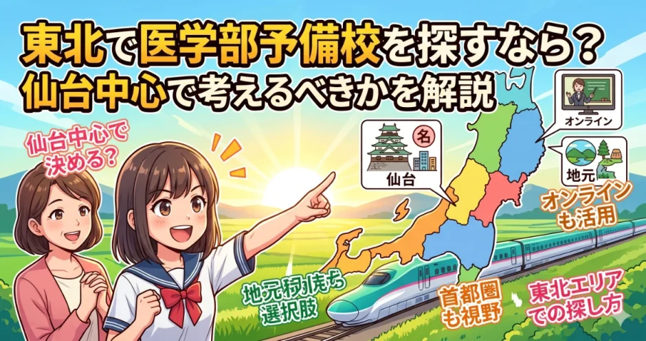 東北で医学部予備校を探すなら？仙台中心で考えるべきかを解説