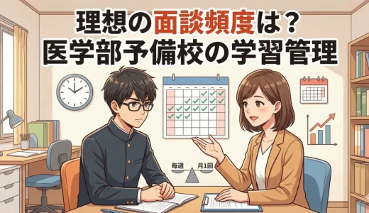 医学部予備校の面談頻度はどれくらいが理想？学習管理との関係を解説