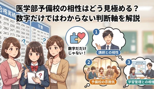 医学部予備校の相性はどう見極める？数字だけではわからない判断軸を解説