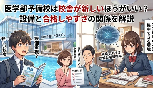 医学部予備校は校舎が新しいほうがいい？設備と合格しやすさの関係を解説