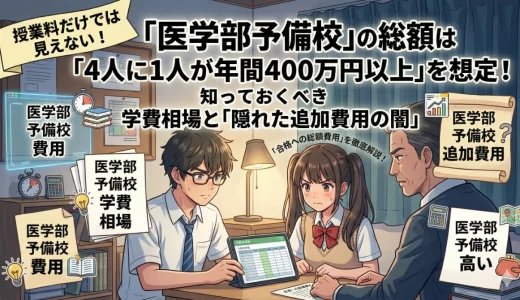 4人に1人が「年間400万円以上」を想定！医学部予備校の費用相場と見えない追加費用の闇