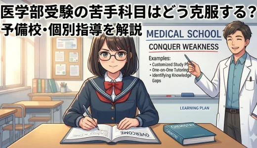 医学部受験の苦手科目はどう克服する？予備校・個別指導の活用法を解説
