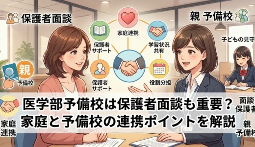 医学部予備校は保護者面談も重要？家庭と予備校の連携ポイントを解説