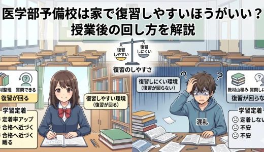医学部予備校は家で復習しやすいほうがいい？授業後の回し方を解説