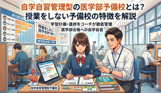 自学自習管理型の医学部予備校とは？授業をしない予備校の特徴を解説