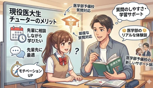 現役医大生チューターがいる医学部予備校のメリットとは？向いている人を解説