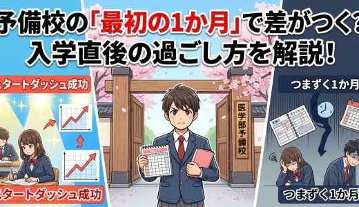 医学部予備校の「最初の1か月」で差がつく？入学直後の過ごし方を解説