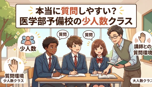 医学部予備校の少人数クラスは本当に質問しやすい？実態の見分け方を解説