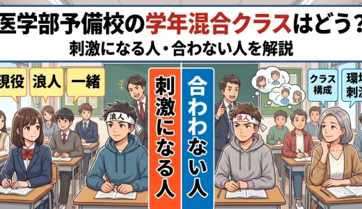医学部予備校の学年混合クラスはどう？刺激になる人・合わない人を解説
