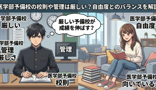 医学部予備校の校則や管理は厳しい？自由度とのバランスを解説