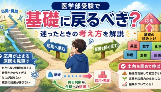 医学部受験で基礎に戻るべきか迷ったときの考え方を解説