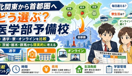 北関東から首都圏の医学部予備校に通うなら？現実的な選び方を解説
