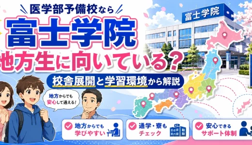 富士学院は地方生に向いている？校舎展開と学習環境から解説