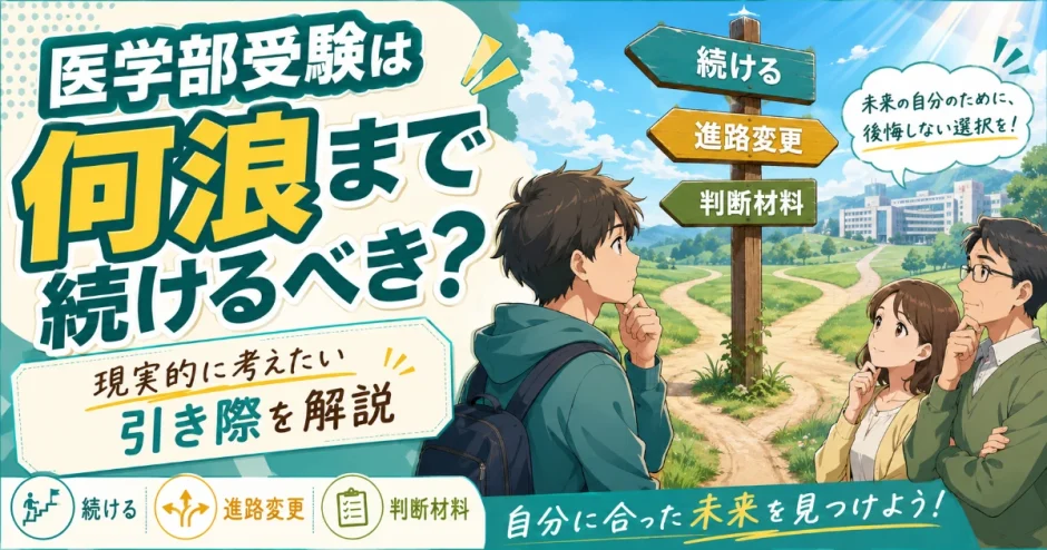 医学部受験は何浪まで続けるべき？現実的に考えたい引き際を解説